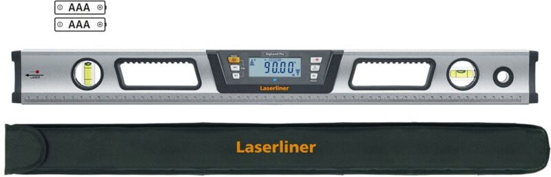 DigiLevel Pro 60 081.271A Digitale Wasserwaage mit Magnet 600 mm 90 ° 0.5 mm/m - Laserliner