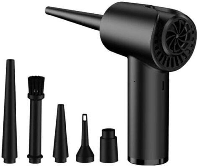 Handstaubsauger, Akku-Besenstaubsauger, 6000-mAh-Akku, dreistufiger Druckluftbläser, Druckluftspray zur Computerreinigun...