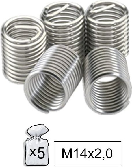 Beutel mit 5 spiraligen nachfüllungen M14X2.0 JBM 52022