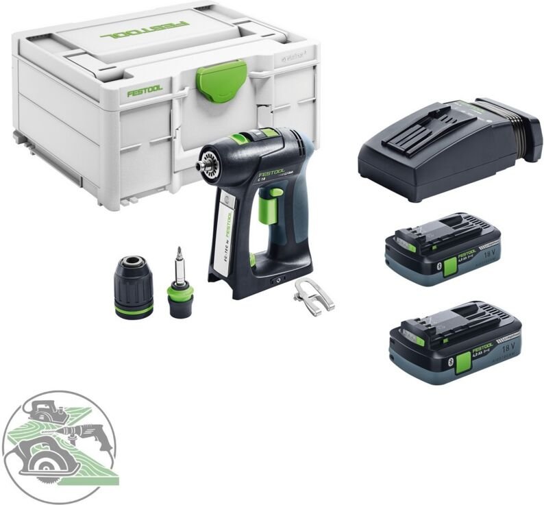 Akku-Bohrschrauber c 18 hpc 4,0 I-Plus - Festool