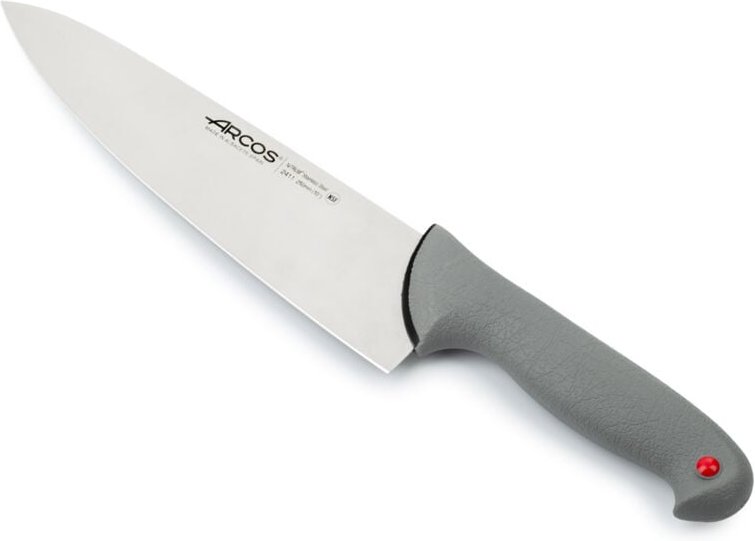 Kochmesser Arcos Farbe - Prof 241100 Edelstahl Nitrum und mango ergonomisches Polypropylen und 25 cm Klinge, Vitrine