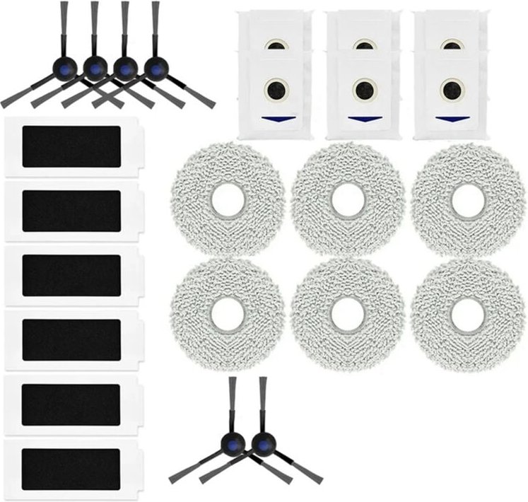 Für Debot Seite Pinsel Haufen Filter Mopp Tuch Staub Tasche Teile