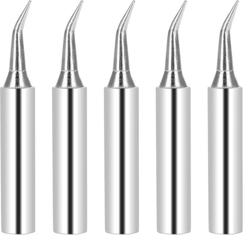 Csparkv - 5 Stück 900M Lötkolbenspitzen, 900M-IS Lötkolbenspitzen Lötkolbenspitzen Schweißwerkzeug Ersatzwerkzeug Lötkol...