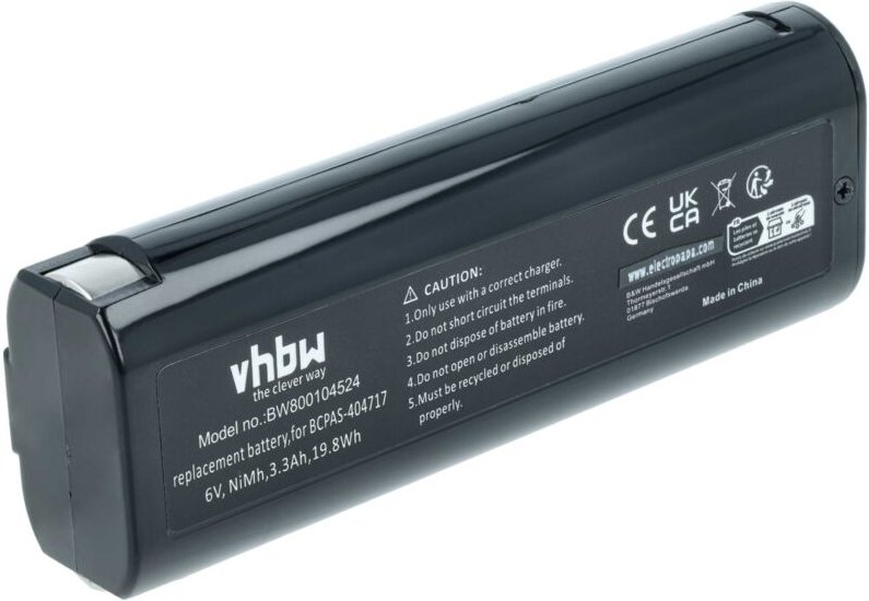 Vhbw - Akku kompatibel mit Paslode Impulse IM350 + Plus, IM350/90 ct, IM350A, IM350ct Elektrowerkzeug (3300 mAh, NiMH, 6...