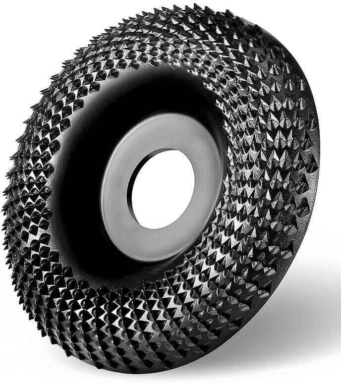 XVX - Rollbin 125 mm Holzschleifscheibe, Holzschnitzscheibe, Schleifscheiben zum Formen und Schleifen. Holzschleifscheib...