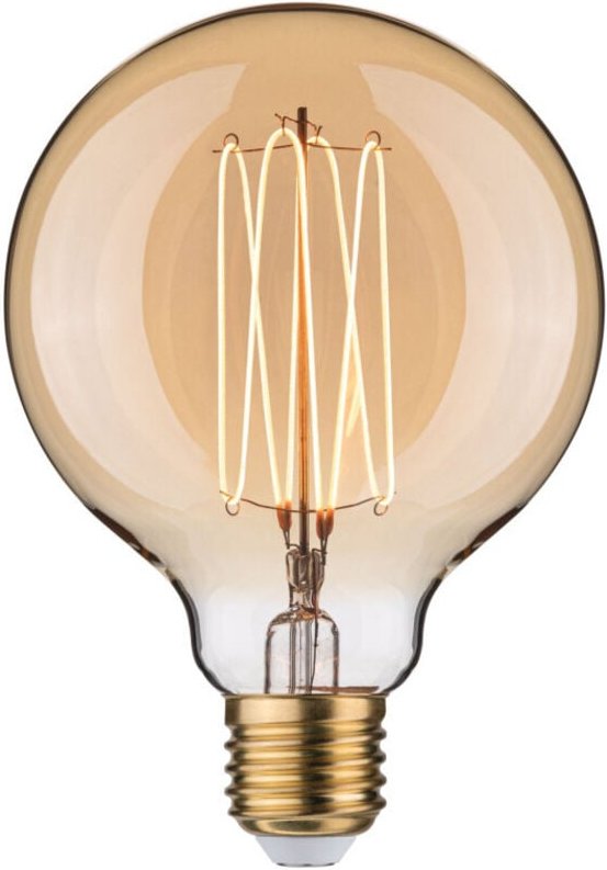 Paulmann LED-Leuchtmittel Rustic Shine gold E27 4,2 W warmweiß dimmbar Lampenkolben