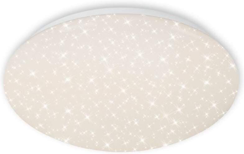 Briloner - led Deckenleuchte Dimmbar Fernbedienung Sternendekor cct 15W Metall