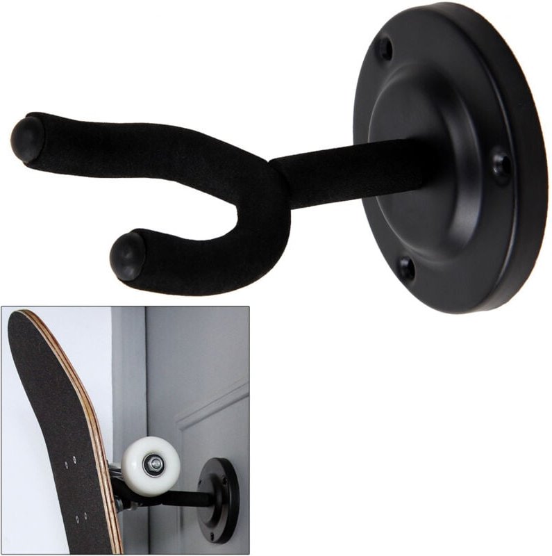 Wandhalterung Schaumisolierter Wandhalter gepolstert für Skateoard Longboard Gitarre Bass