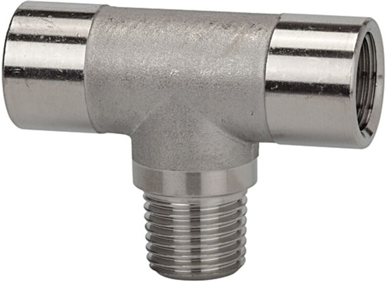 T-Stück, innen/außen/innen, g/r 1/2, Edelstahl 1.4404 - Riegler