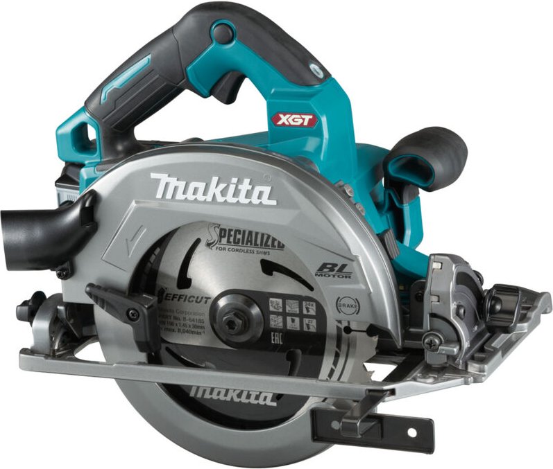 Makita - Kreissäge 40V xgt Ø190 mm Bluetooth mit 2 Batterien 40V 4.0Ah - Ladegerät - MakPack - HS004GM202