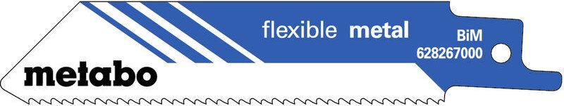 Metabo - 5 Säbelsägeblätter 'flexible metal' 100 x 0,9 mm, BiM, 2 mm/ 14 tpi (628267000)