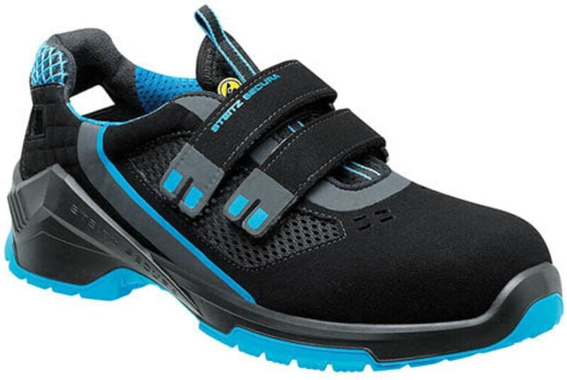 Thumbnail - FP - Steitz secura Sandale schwarz/blau vd pro 1000 sf esd, S1P nb, EU-Schuhgröße: 39