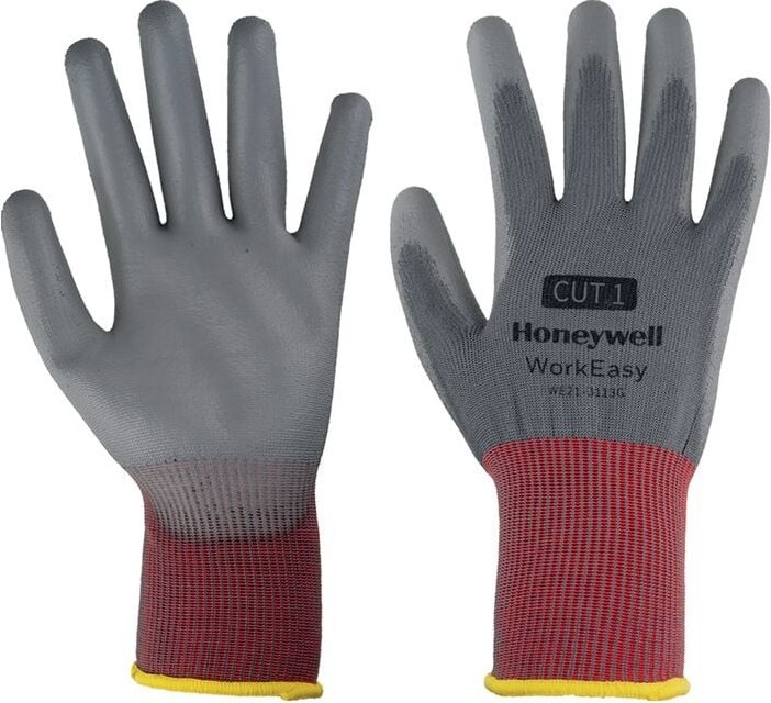 Thumbnail - Honeywell - WE21-3113G-10/XL Handschuhe Workeasy 13G gy pu 1 Größe 10 grau/rot en