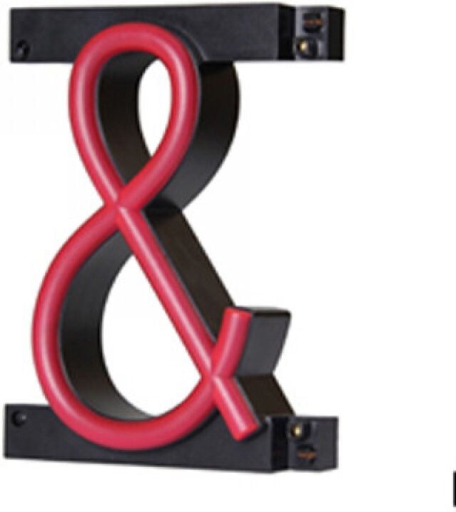 Symbol led Neon & Breite 108Mm Höhe 161Mm Hintergrund 38Mm