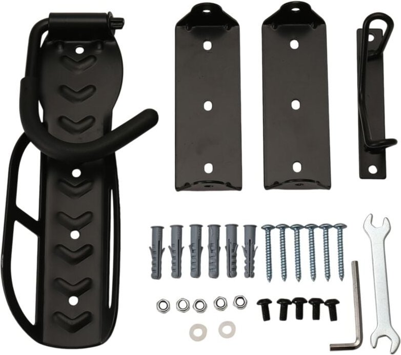 1 Packung Schwenkbarer Fahrradständer Garage Wandhalterung Kleiderbügel für Fahrradaufbewahrung Vertikal