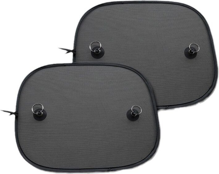 Thumbnail - Sonnenschutz fürs Auto für Babys, 2 Stück, Auto-Sonnenschutz, blockiert UV-Strahlen, selbstklebender Sonnenschutz mit 8 ...