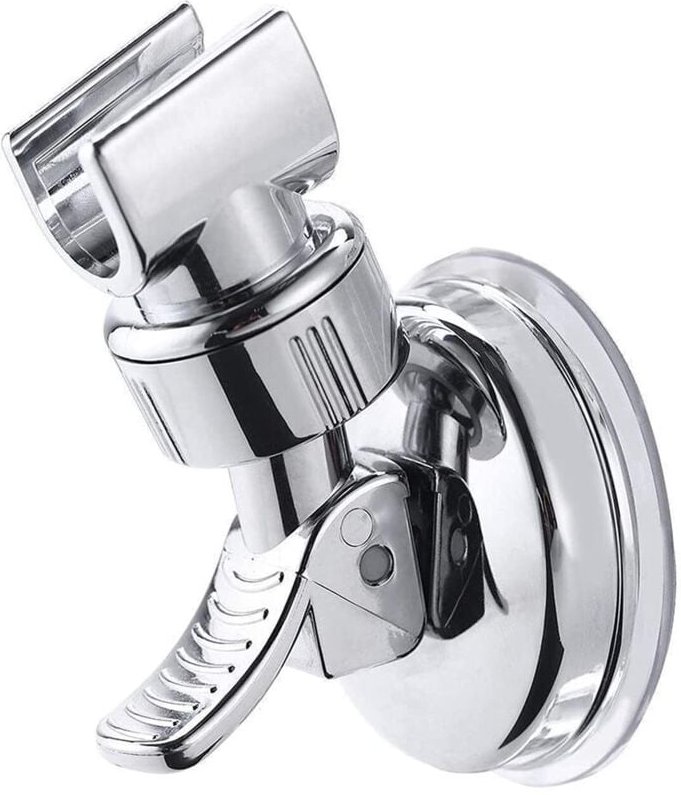 ZVD - Suction Cup Shower Head Holder Adjustable Detachable Wall Mount No Drilling Waterproof