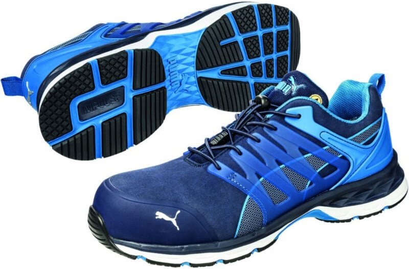 Thumbnail - FP - Sicherheitsschuh velocity 2.0 blue low Gr.43 blau Mikrofaser