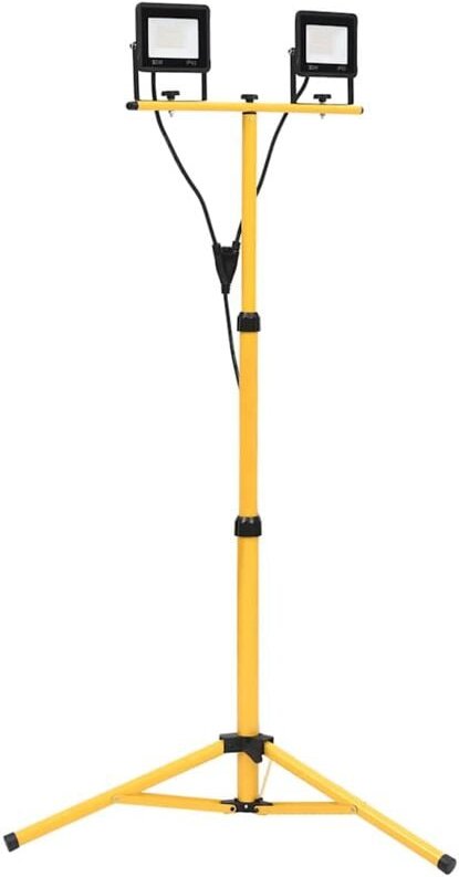LED-Fluter mit Stativ 2x20 w Warmweiß Vidaxl