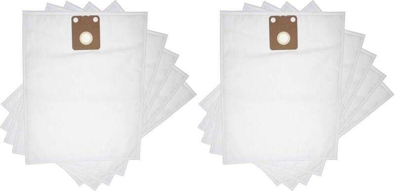 10x Staubsaugerbeutel kompatibel mit Nilfisk gd 710, gd 910, hds 2000, Saltix 10, gds 1010 Staubsauger - Mikrovlies, 42,...