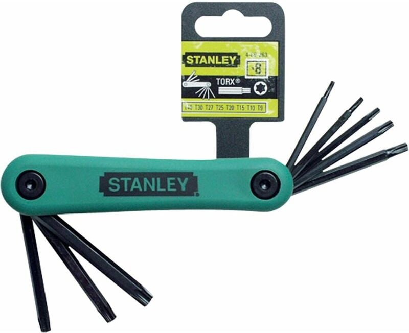 Stanley - Pro-Reihe Torx-Stiftschlüssel - 8-teiliger Satz - 4-69-263