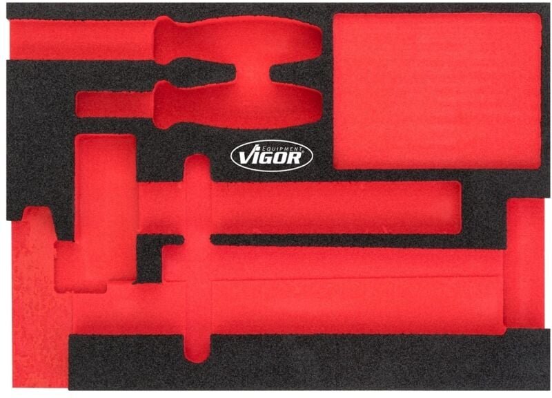 Weichschaumeinlage ∙ leer ∙ V5085-L ∙ l x b x h: 393 mm x 282 mm x 35 mm