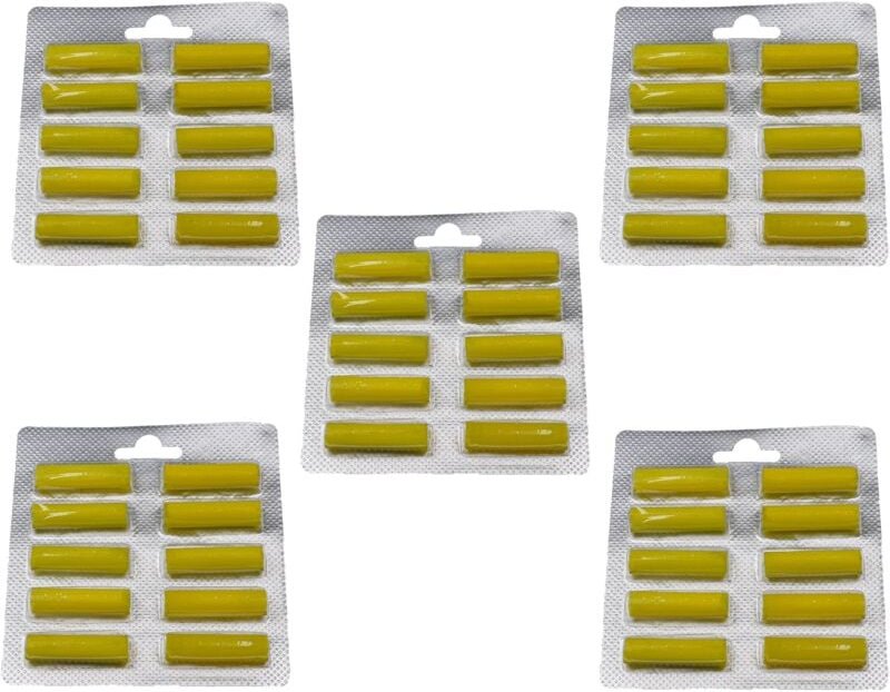 50x Duftstäbchen für Staubsauger z.B. kompatibel mit aeg und vielen anderen Marken - Deo-Sticks, Zitronenduft - Vhbw