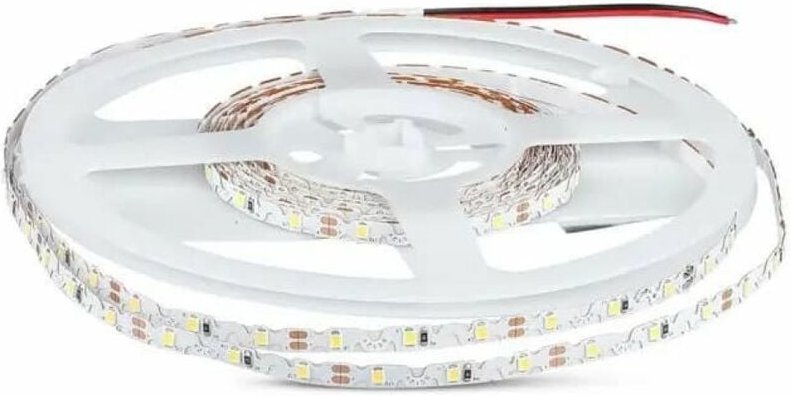 V-tac - LED-Streifen SMD2835 5W/m 120LM/W 5m 60 LED/m 12V Kaltweiß IP20 8mm Zick-Zack