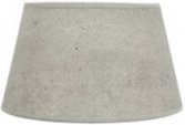 Fabrilamp - lampenschirm salma e27 grau zement 15dx12dx13h konisch offen konisch