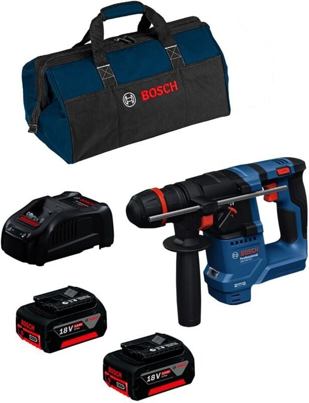 Bohrhammer Bosch gbh 18V-18 x (2 x 5,0 Ah + GAL1880 + Tasche)