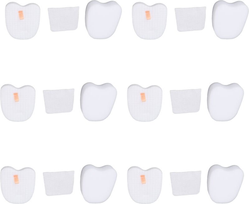 Set mit 6 Schaumstoff-Filz-Staubsaugerfiltern für Shark XPSTFH380 ZS360 ZS361C ZS362