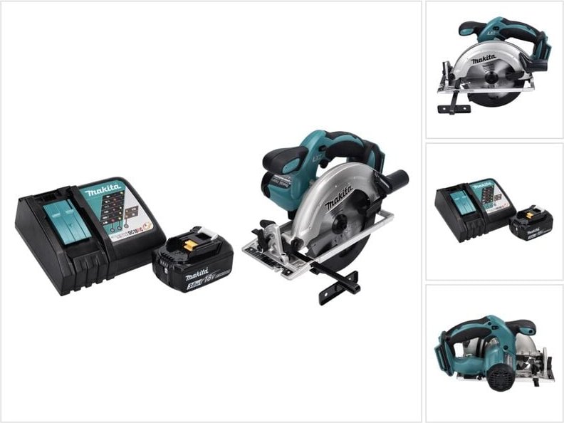 Makita DSS 611 RF1 Akku Handkreissäge 18 V 165 mm + 1x Akku 3,0 Ah + Ladegerät
