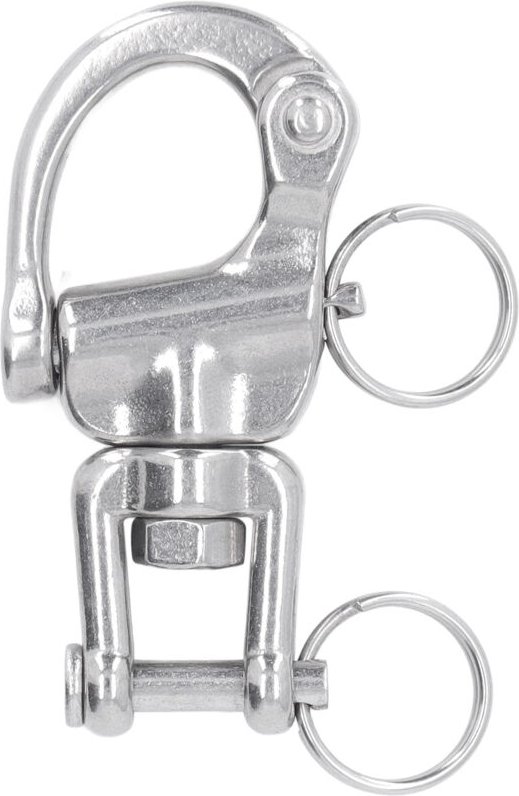 Schnellverschluss-Drehkarabinerhaken für Segelboote, aus Edelstahl 316.