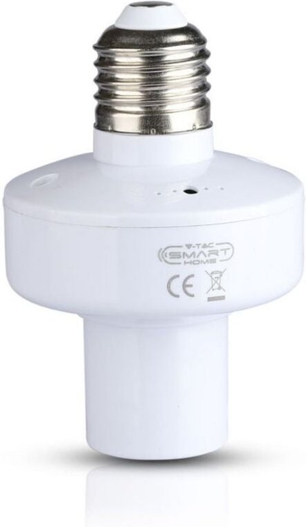 WiFi-Lampenfassung für E27-Glühbirnen (max. 20 w), kompatibel mit Google/Alexa - V-tac