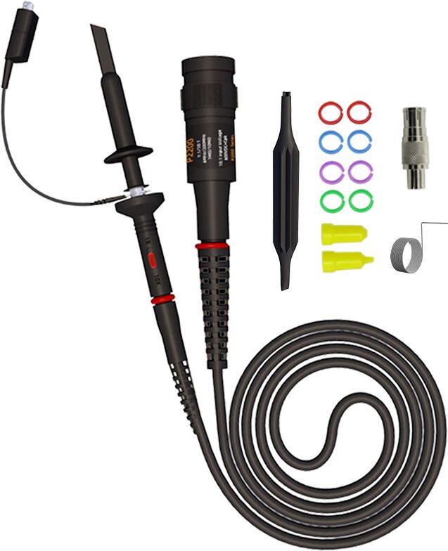 Universeller Oszilloskoptastkopf mit Zubehörsatz, 200 MHz