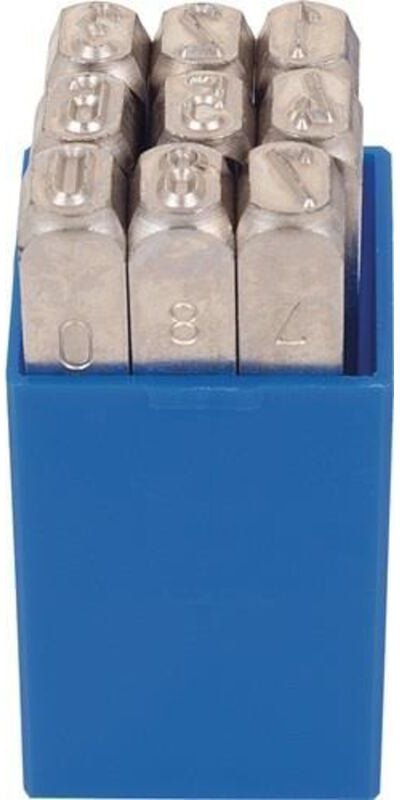 Turnus Schlagzahlensatz vernickelt sh 3mm