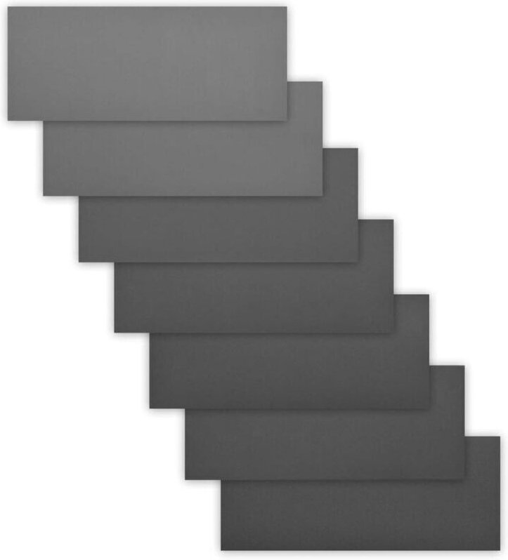 Nass- und Trockenschleifpapier - 42x Schleifpapier Körnung 800 bis 3000 - Schleifblätter zum Schleifen von Holz, Metall,...