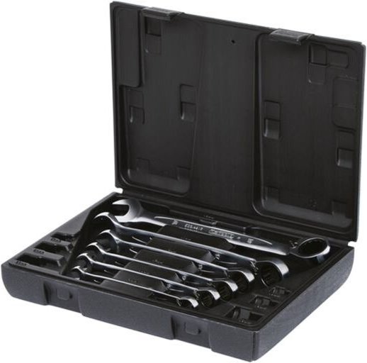 Ks tools GEARplus Ratschenringmaulschlüssel-Satz, umschaltbar, 6-tlg ( 503.4646 )