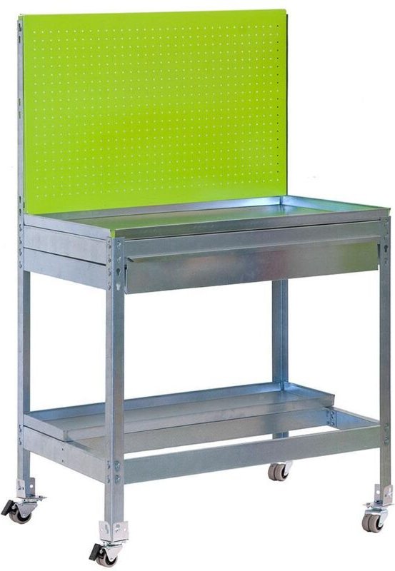 simonrack Professionelles Robustes Werkbank in Verzinktem Grün