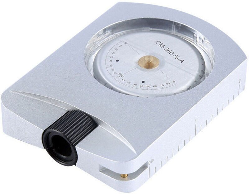 Vtizikl Clinomètre portatif Compact Professionnel en Aluminium pour altimètre précis pour mesurer Les hauteurs Pentes An...