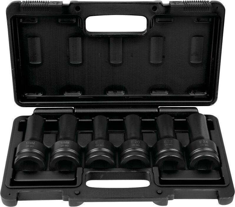 3/4' Kraft-Stecknuss-Satz, 6-tlg