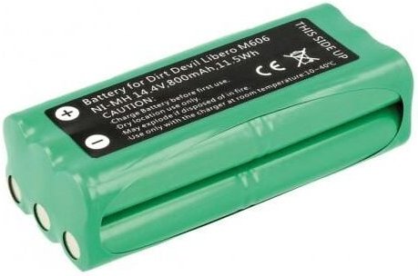 Akku Ni-Mh 14,4V 800mAh Staubsauger dirt devil libero M606