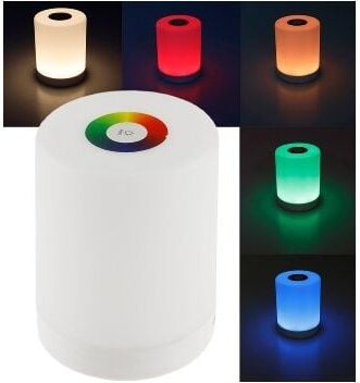 Led Tischleuchte Touch rgb, tragbar - Chilitec