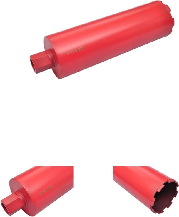 The Living Store Diamant-Kernbohrer zum Trocken- und Nassbohren 110x400 mm - Bohrer & Bits