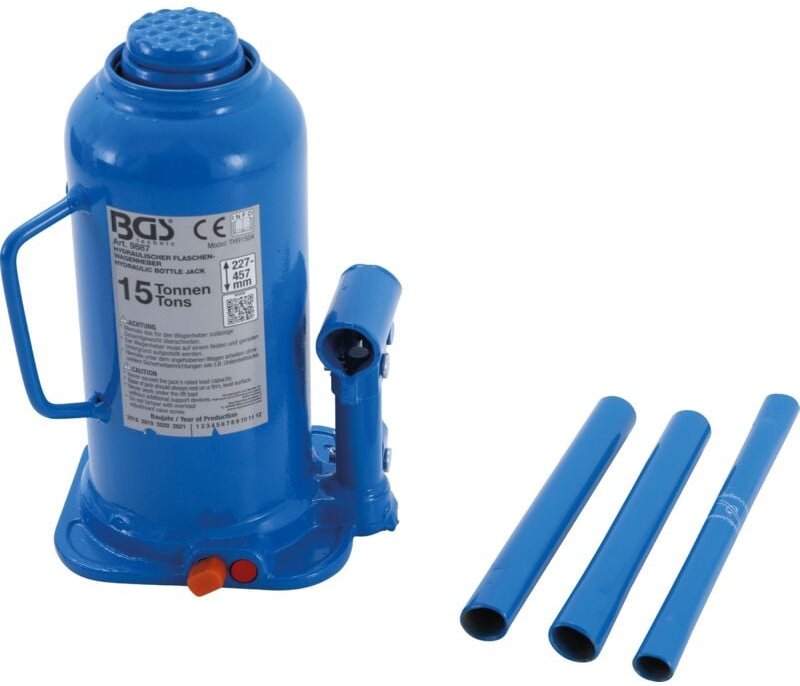 Bgs Technic - Hydraulischer Flaschen-Wagenheber 15 t
