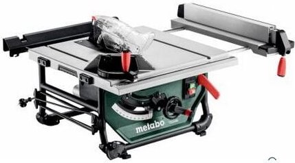 Metabo - Tischkreissäge ts 254 m 1500W, Verlängerung Schiebestock Sägeblatt 254mm