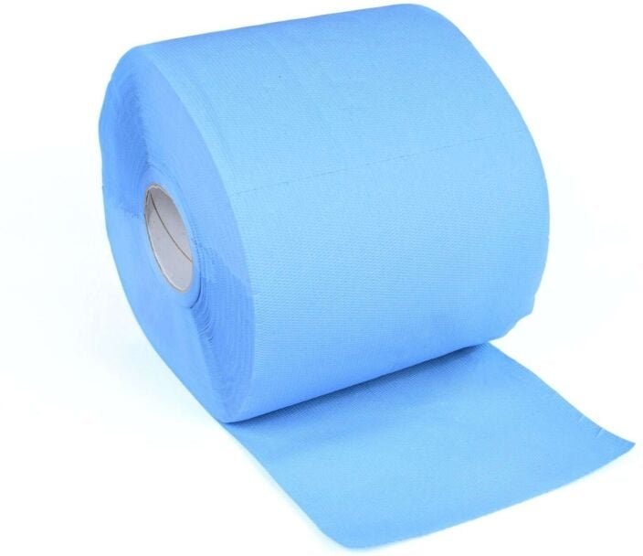 Küpper Putztuchrolle 9015, 2-lagig, 500 Blatt je Rolle, 2 Rollen, blau