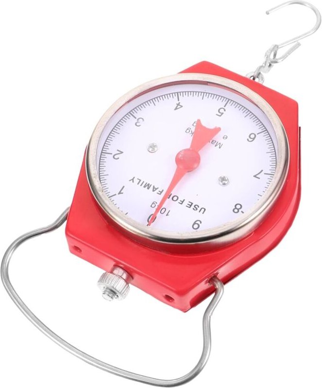 Tragbare mechanische Federwaage, Gewichtswaage für Gepäck und Obst, kompaktes und leichtes Design für unterwegs