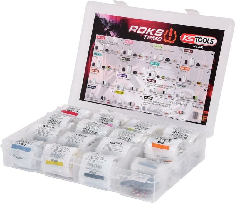 Ks Tools rdks / tpms Service-Sortiment für Reifendruck-Kontrollsysteme, 142-tlg