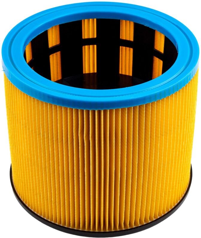 vhbw Faltenfilter Ersatz für Starmix 413471, FP 7200 für Staubsauger - Patronenfilter Blau Gelb, 7200 cm²